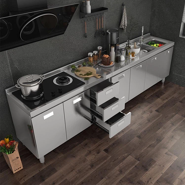 commercial kitchen stainless steel cabinets (3)