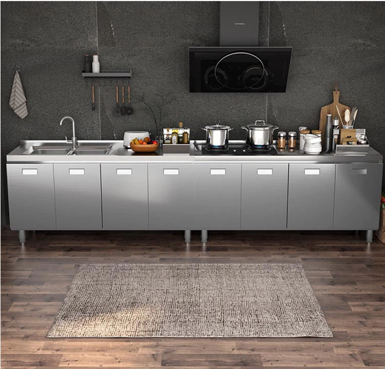 Търговски кухненски шкафове от неръждаема стомана